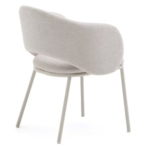 Bowie Fabric Dining Chair in Beige