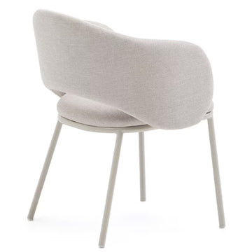 Bowie Fabric Dining Chair in Beige