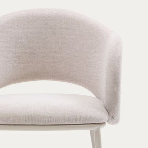Bowie Fabric Dining Chair in Beige