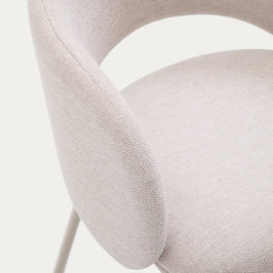 Bowie Fabric Dining Chair in Beige