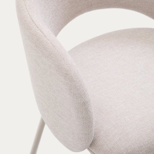 Bowie Fabric Dining Chair in Beige