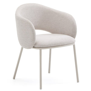 Bowie Fabric Dining Chair in Beige
