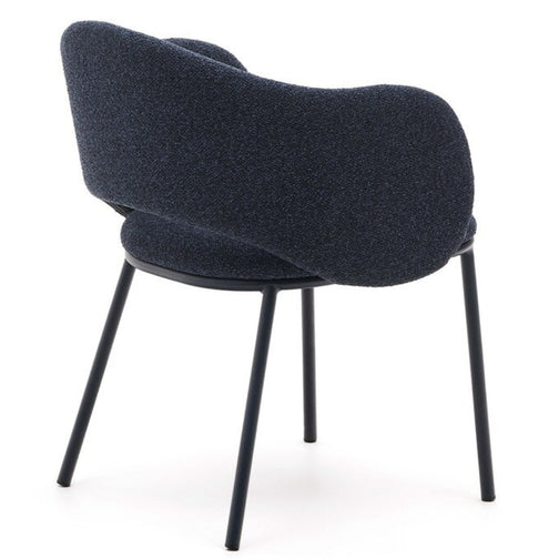 Bowie Fabric Dining Chair in Blue