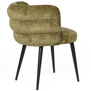 Alistair Fabric Dining Chair in Moss