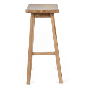 Amelia Wooden Kitchen Bar Stool in Natural