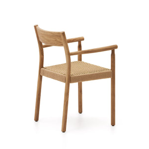 Elsie Rope Dining Chair in Oak/Natural