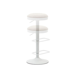 Jordan Fabric Kitchen Bar Stool in Beige