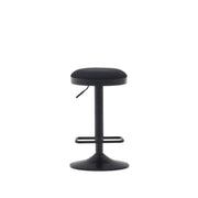 Jordan Fabric Kitchen Bar Stool in Black