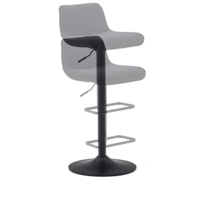 Mia Fabric Kitchen Bar Stool in Black