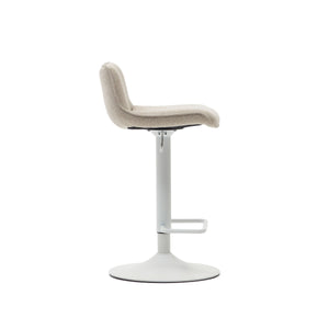 Mia Fabric Kitchen Bar Stool in Beige