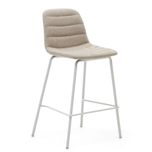 Parker Fabric Kitchen Bar Stool in Beige