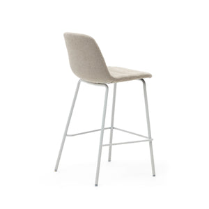 Parker Fabric Kitchen Bar Stool in Beige