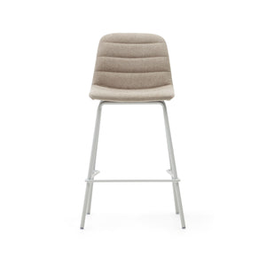 Parker Fabric Kitchen Bar Stool in Beige