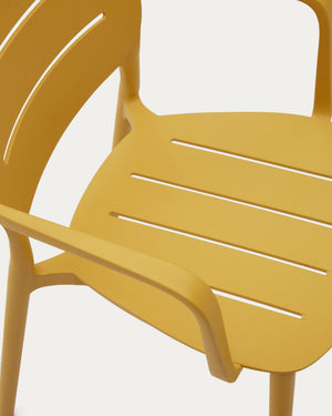 Nova Dining Chair in Mustard