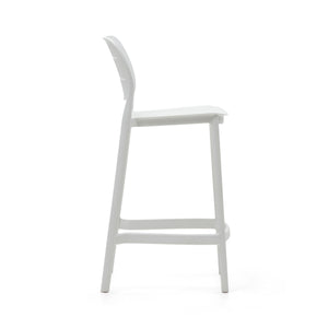 Nova 65cm Bar Stool in White