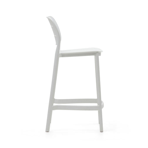 Nova 65cm Bar Stool in White