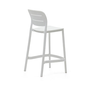 Nova 65cm Bar Stool in White