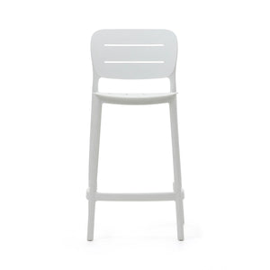 Nova 65cm Bar Stool in White