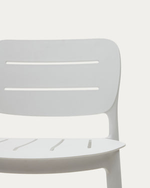 Nova 65cm Bar Stool in White