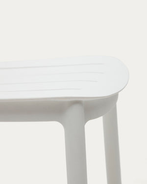 Nova 65cm Bar Stool in White