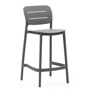 Nova 65cm Bar Stool in Grey