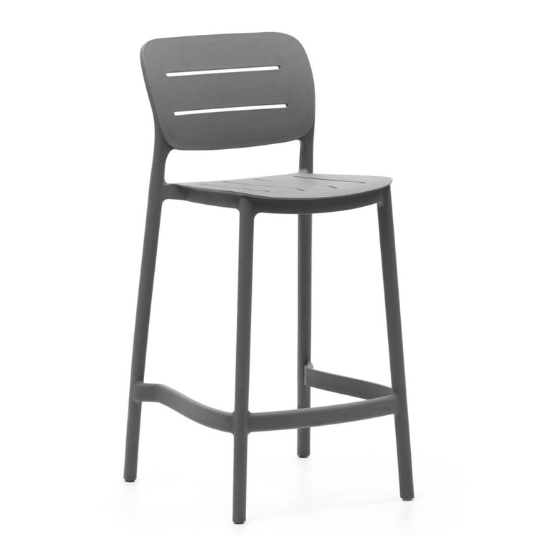 Nova 65cm Bar Stool in Grey