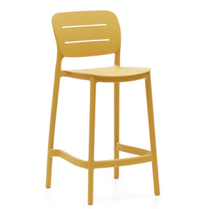 Nova 65cm Bar Stool in Mustard