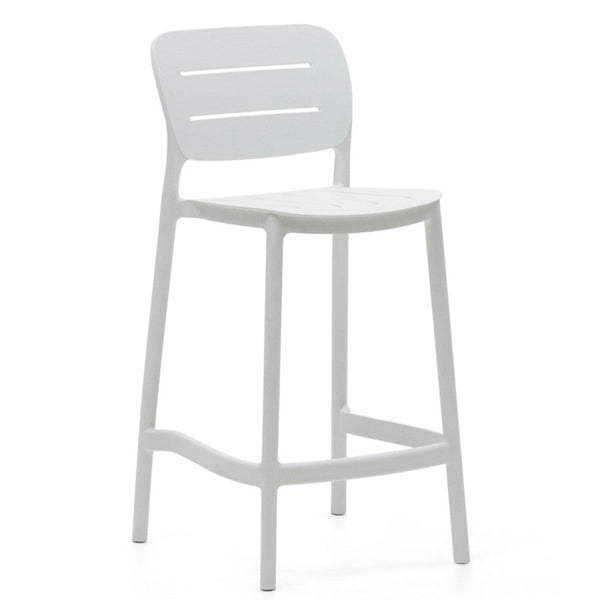 Nova 75cm Bar Stool in White - Marc & Main