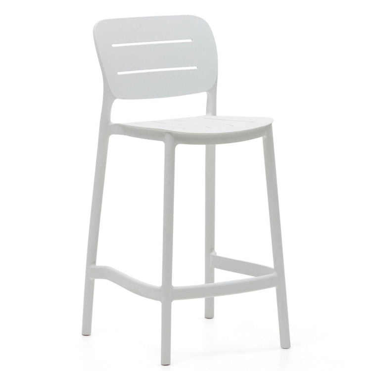 Nova 75cm Bar Stool in White