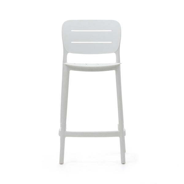 Nova 75cm Bar Stool in White - Marc & Main