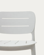 Nova 75cm Bar Stool in White