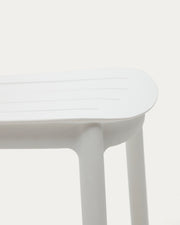 Nova 75cm Bar Stool in White