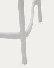 Nova 75cm Bar Stool in White