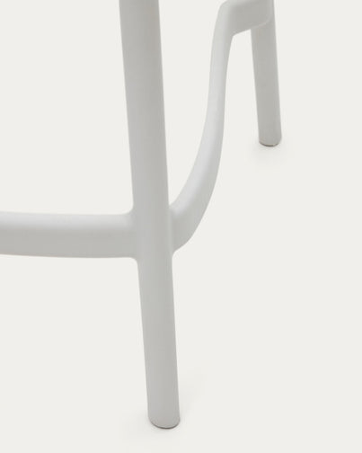 Nova 75cm Bar Stool in White