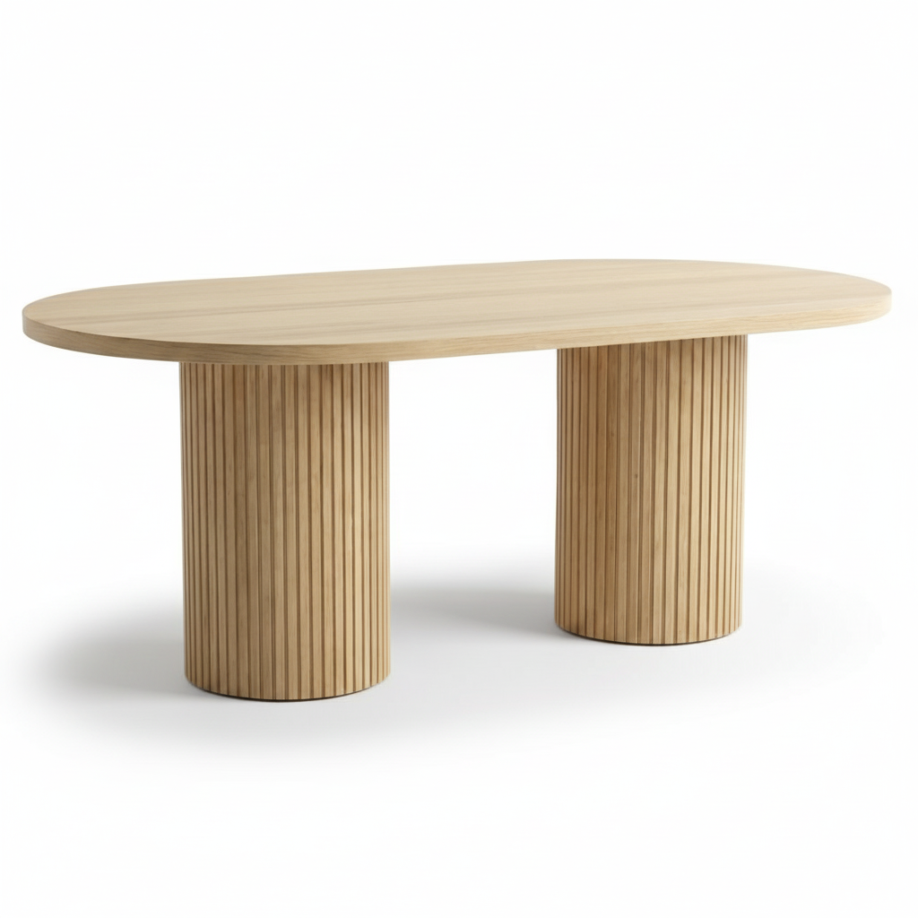Torben 210cm Dining Table in Natural