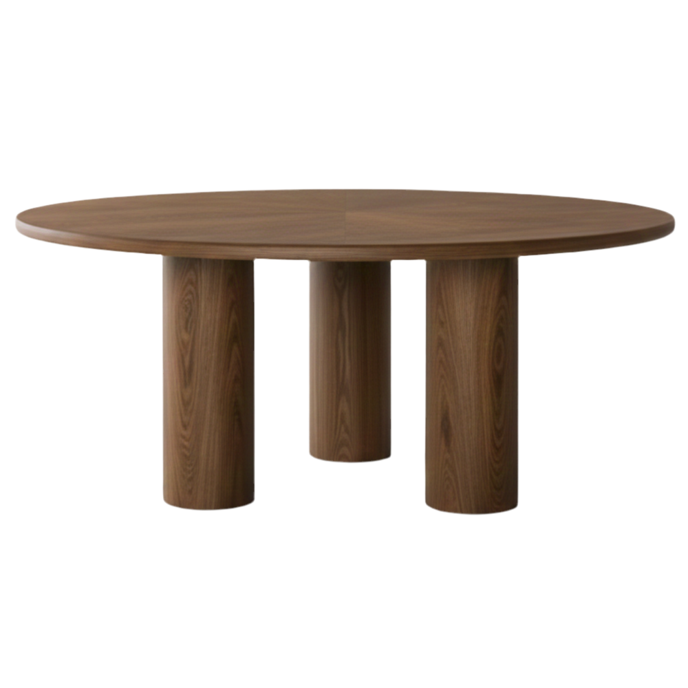 Leora 180cm Dining Table in Walnut