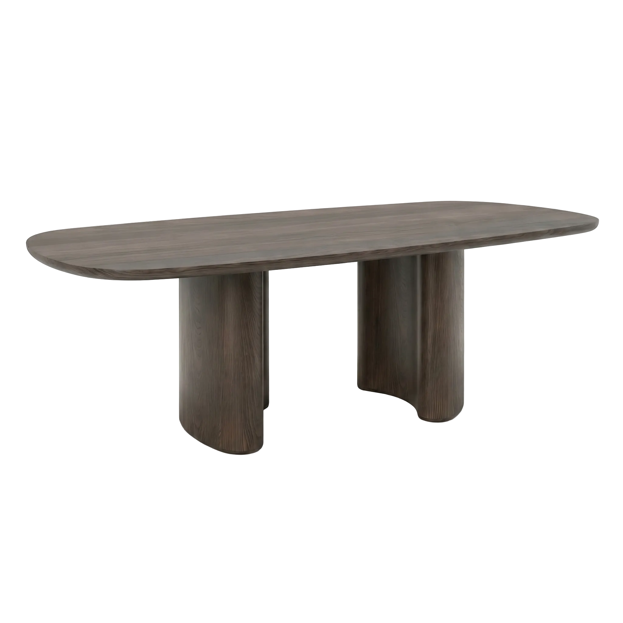 Cyrus 240cm Dining Table in Espresso Brown
