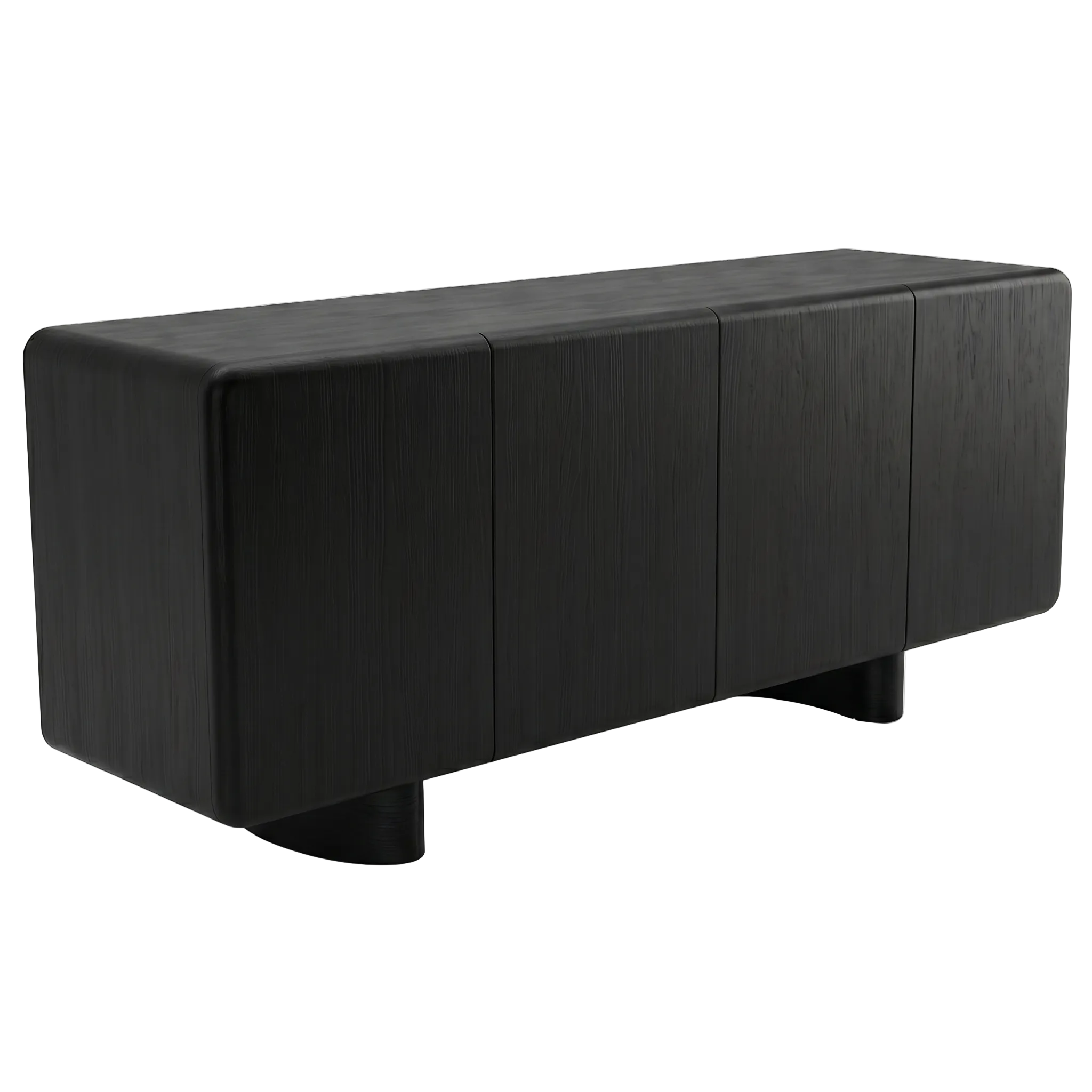 Cyrus 200cm Sideboard Buffet in Black