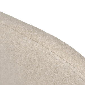 Jacob Fabric Dining Chair in Oatmeal