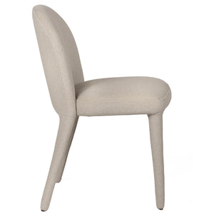 Jacob Fabric Dining Chair in Oatmeal