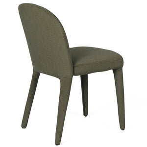 Jacob Fabric Dining Chair in Green