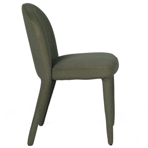 Jacob Fabric Dining Chair in Green