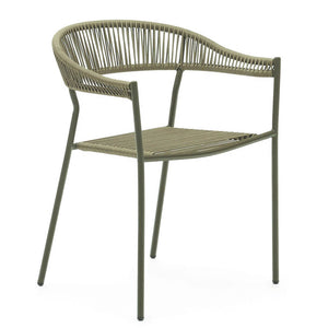 Tatum Rope Dining Chair in Green