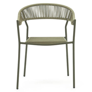Tatum Rope Dining Chair in Green