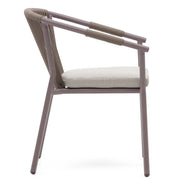 Sadie Rope Dining Chair in Brown