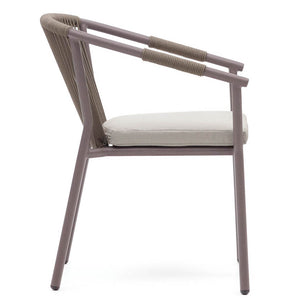 Sadie Rope Dining Chair in Brown