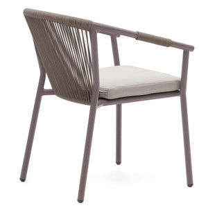 Sadie Rope Dining Chair in Brown