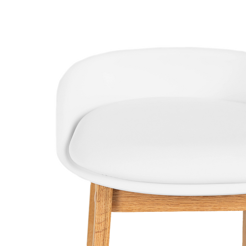 Brodi Bar Stool in Oak/White