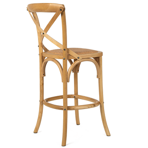 Baylor Rattan Kitchen Bar Stool in Oak