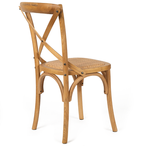 Baylor Rattan Dining Chair in Oak